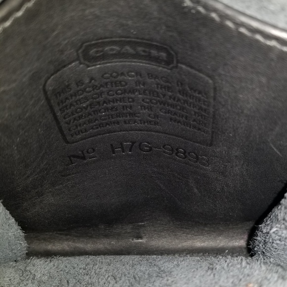 💸Sold💸Vintage Coach 9893 black leather purse - Picture 3 of 8